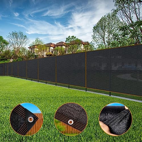 Shade Cloth - Garden Shade Mesh Netting with Grommets Outdoor Sun Shade Cover for Pergola Patio Plants Greenhouse Chicken Coop Black 90% Shading Rate - size: 10x26ft