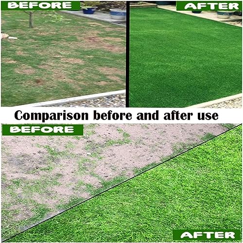 Grass Seed Mat Roll - Biodegradable Lawn Seed Mat - Backyard Plant Growing Grass Seed Germination Blanket one-Piece Solution-just Water and Grow-not Fake or Artificial Turf