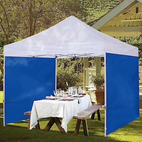 COOSHADE Instant Canopy SunWall 8x8 Canopy SideWall for Pop up Canopy Tent, 1 Pack Sidewall Only, Blue - color: Blue, size: 8x8-Standard