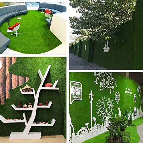 Petgrow Synthetic Artificial Grass Turf 3FTX41FT for Indoor Outdoor Dog Synthetic Grass Mat, Party Wedding Christmas Balcony Garden Astro Turf Rug,Drainage Holes Faux Fake Grass Rug Carpet for Pets - size: 3' x 41' (Rectangular)
