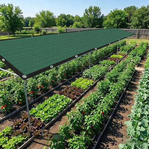 Garden Shade Cloth 80% Sun Shade Cloth with Grommets,Pergola Shade Cover Canopy,Mesh Tarp Sun Screens for Patio,Outdoor,Garden,Backyard[Green 3×12FT] - size: 3×12FT