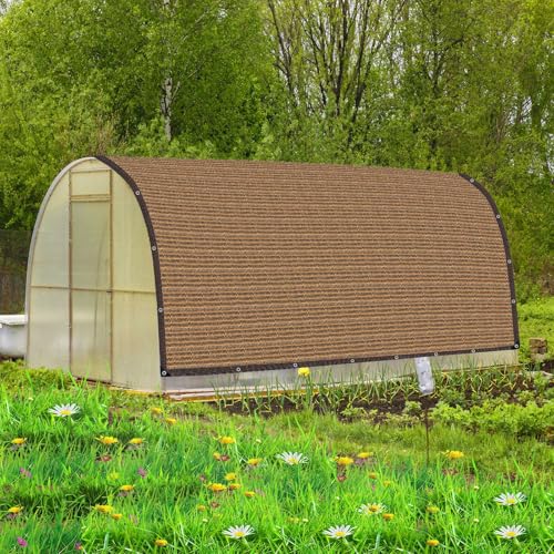 3x16FT 80% Shade Cloth Sun Shade Net with Grommets Sunblock Net Mesh Tarp for Garden,Plants Cover,Greenhouse and Patio - size: 3×16FT