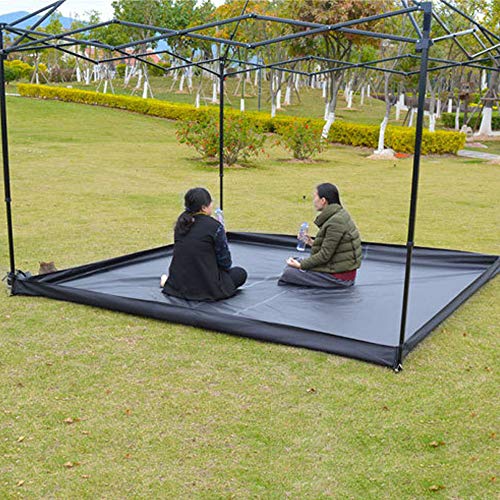 Waterproof Camping Tarp- 9.8 x 9.8ft Tent Footprints 3D Tent Footprint with 4 Ground Stakes & Storage Bag Ground and Floor Sheet Mat Tarps for Picnic Camping Hiking