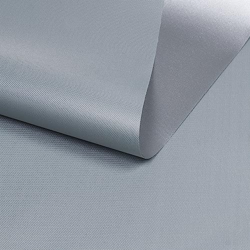 1Yard (60"×36") Marine Waterproof Fabric - Outdoor UV-Resistant Lightweight Durable Ripstop Material, UPF50+ Sun-Protection Blackout for Tarp Tent Camping Canopy, Silver - color: Silver, size: 1 Yard