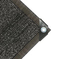 70% Black Shade Cloth with Grommets, 10 x 12 FT Garden Sunblock Mesh Tarp, UV Resistant Sun Shade Net for Plants Cover, Greenhouse, Pergola, Kennel, Chicken Coop and Patio - color: 70% Blcak, size: 10 X 12 FT