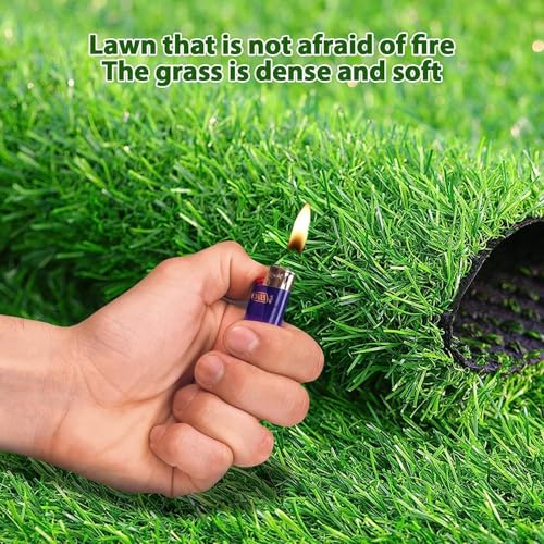 Artificial Grass Rug Turf for Dogs Indoor Outdoor Fake Grass for Dogs Potty Training Area Patio Lawn Decoration (25.6 x 19.7 Inch (Pack of 2)) - size: 25.6 x 19.7 Inch (Pack of 2)
