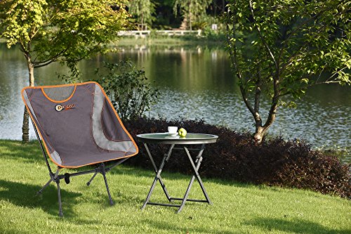 Portal Lightweight Portable Backpacking Chair, Small Folding Compact Camping Chairs for Adults, Outdoor Lounge Chairs with Carry Bag for Travel Hiking Beach Picnic Lawn, Supports 225lbs