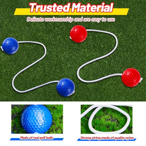Lenwen 12 Pack Ladder Ball Outdoor Game Ladder Toss Balls Replacement Bolas with Storage Bag for Toss Match Yard Lawn Golf Game, 4 Colors - color: Red, Blue