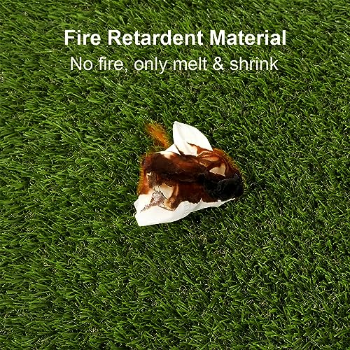 SHACOS Artificial Grass Pad for Dogs 20x25 inches Dog Pee Grass Potty Training Pads for Puppies Replacement Turf Reusable Dog Training Mat with Drainage Holes Outdoor Rug Patio Lawn Decoration