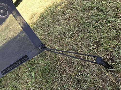 Tentproinc RV Awning Sun Shade Screen 6' X 19' 3'' (Fit for 20' Awning) Mesh Sun Screen Sunshade Motorhome Camping Trailer Awning Shade UV SunBlocker Shadescreen - 3 Year Warranty (Black) - color: Black, size: 6' x 19'3'' -Actual Measurement