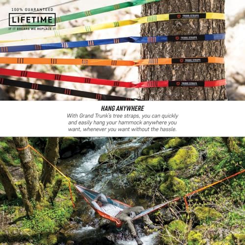 Grand Trunk Hammock Tree Trunk Straps | Hammock Suspension System - color: Blue