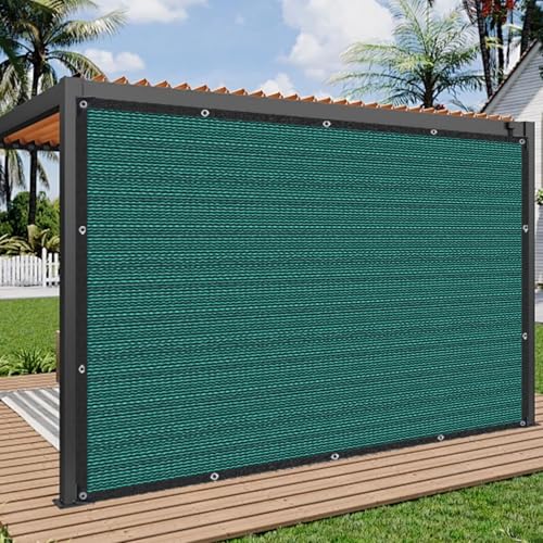 Shade Cloth for Garden,80% Mesh Tarp with Grommets Shade Cloth for Greenhouse,Patio,Vegetables,Plants Cover and Chicken Coops, Shade Net for Outdoor Garden[Green 10×16FT] - size: 10×16FT