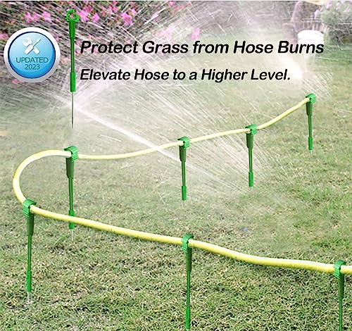 6PC 5/8”Hose Guides for Garden Decorative，Water Hoder to Keep Hose off Grass，Outdoor Post Garden Support Water Sprinkler Stand Butler Gardening Supplies for Garden Lawn Yard (Set B) - style: Set B