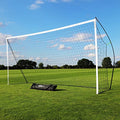 QUICKPLAY Kickster Soccer Goal Range – Ultra Portable | Quick and Easy Set Up | Includes Net and Carry Bag | Available in 7 Sizes | Backyard Soccer Net for Kids & Adults [Single Goal] - style: 16 x 7'