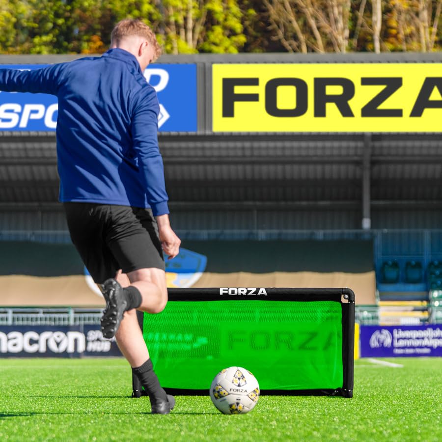 FORZA POD Goal Lite | Lightweight ALU40 Portable Soccer Goal – Assembles in Seconds – Perfect for Training, Matches & Backyard Play – Sizes: 4ft, 5ft & 6ft - color: Fluro Green, size: 4 x 2