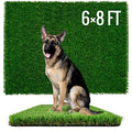 Sunturf Fake Grass for Dogs to Pee On, Artificial Turf for Dogs, Grass Pee Pad for Dogs Potty Training, Premium 6x8FT Extra Large, Indoor Outdoor Turf Grass Pad for Dogs - size: 6x8 FT