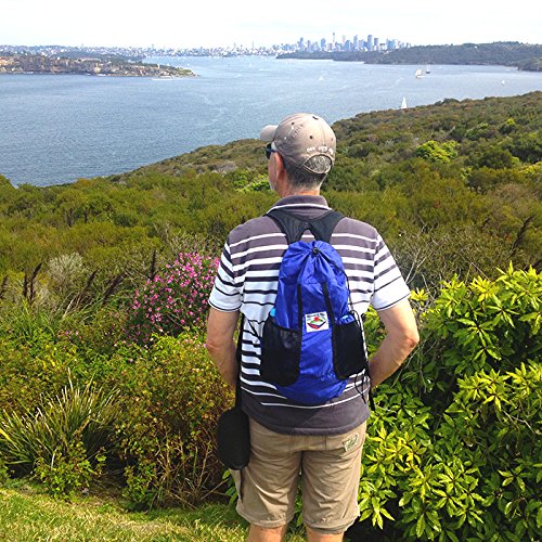 Hammock Bliss - Ultralight Travel Daypack - Lightweight Packable Backpack - Foldable Hiking Backpacks - Waterproof Compact Folding Day Pack for Travel Camping Outdoor - Only 5.25 oz - color: Blue