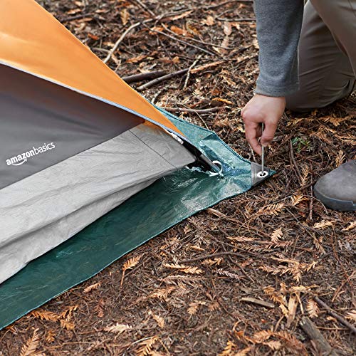 Amazon Basics Waterproof Camping Tarp - size: 9.5 Feet x 11.3 Feet