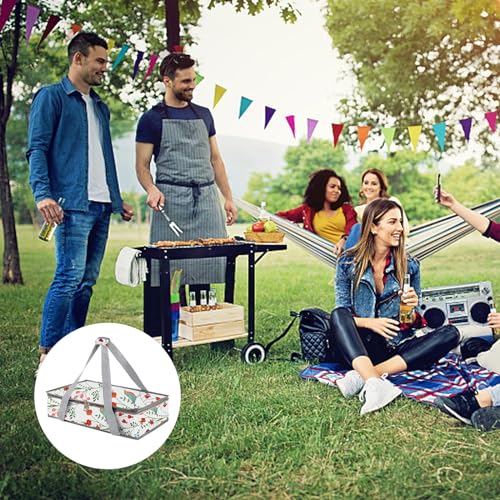 Insulated Casserole Carriers for Hot or Cold Food,Casserole Dish Bag Carrying Case,Food Carrier Warmer Container Bag for Travel Picnic.Pioneer Woman Kitchen Stuff.Fits 9"x13" Baking Dish - color: Bird