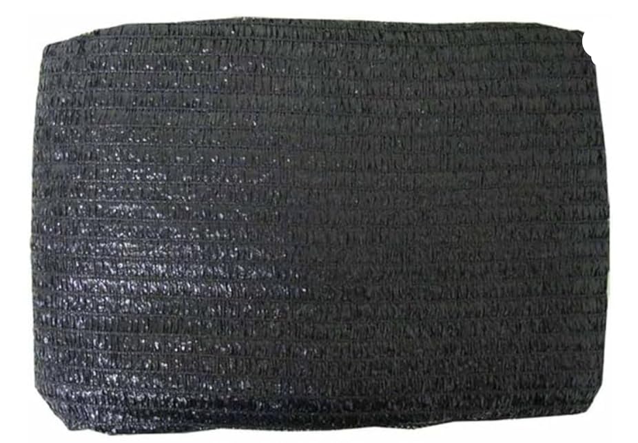 SUN GUARD Black Sunshade Net | 20' x 20' Black HDPE | UV Protection | Breathable Knitted Fabric | Reinforced Grommets | Versatile Outdoor Use - color: Black, size: 20' x 20'