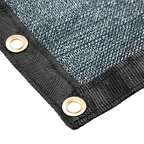 Sunnyglade 6 feet x 50 feet Privacy Screen Fence Heavy Duty Fencing Mesh Shade Net Cover for Wall Garden Yard Backyard (Green, 6 ft X 50 ft) - color: Green, size: 6 Ft X 50 Ft