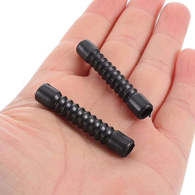 OUNONA Motorcycle Dust Covers 20 Pack 1.65 Inch Rubber Sleeves Cable Protector for Off-Road Brake and Throttle Cables Dirt Resistant Easy Installation
