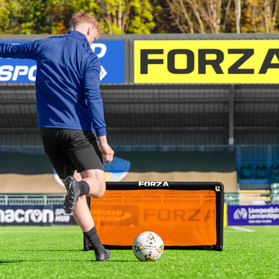 FORZA POD Goal Lite | Lightweight ALU40 Portable Soccer Goal – Assembles in Seconds – Perfect for Training, Matches & Backyard Play – Sizes: 4ft, 5ft & 6ft - color: Orange, size: 4 x 2