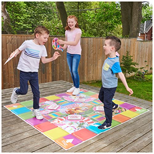 Spin Master Games, Candy Land Giant Edition, Preschool Game for Indoor & Outdoor Fun with Big Oversized Board, for Family and Kids, 2-4 Players, Ages 4 & Up - style: Spin Master Games