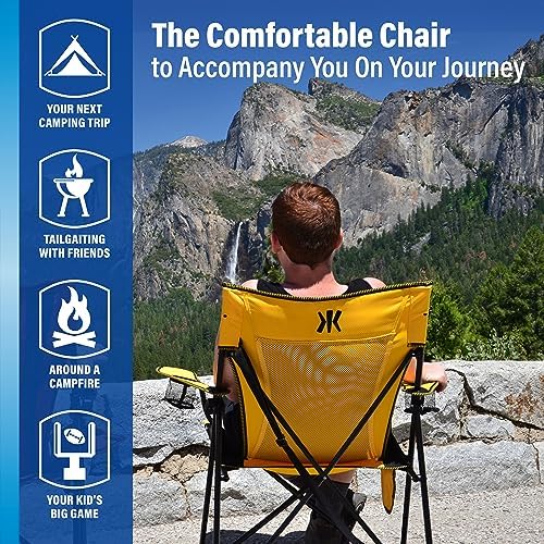 Kijaro Dual Lock Portable Camping Chairs - Versatile Folding Chair, Sports Chair, Outdoor Chair & Lawn Chair - Dual Lock Feature Red Rock Canyon - color: Red Rock Canyon