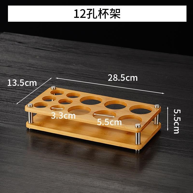 Glass Holder, Wine Drinks Cup Storage Carrier, Drink Cup Storage Holder, Glasses Organizer, S 12 Hole - color: S 12 Hole