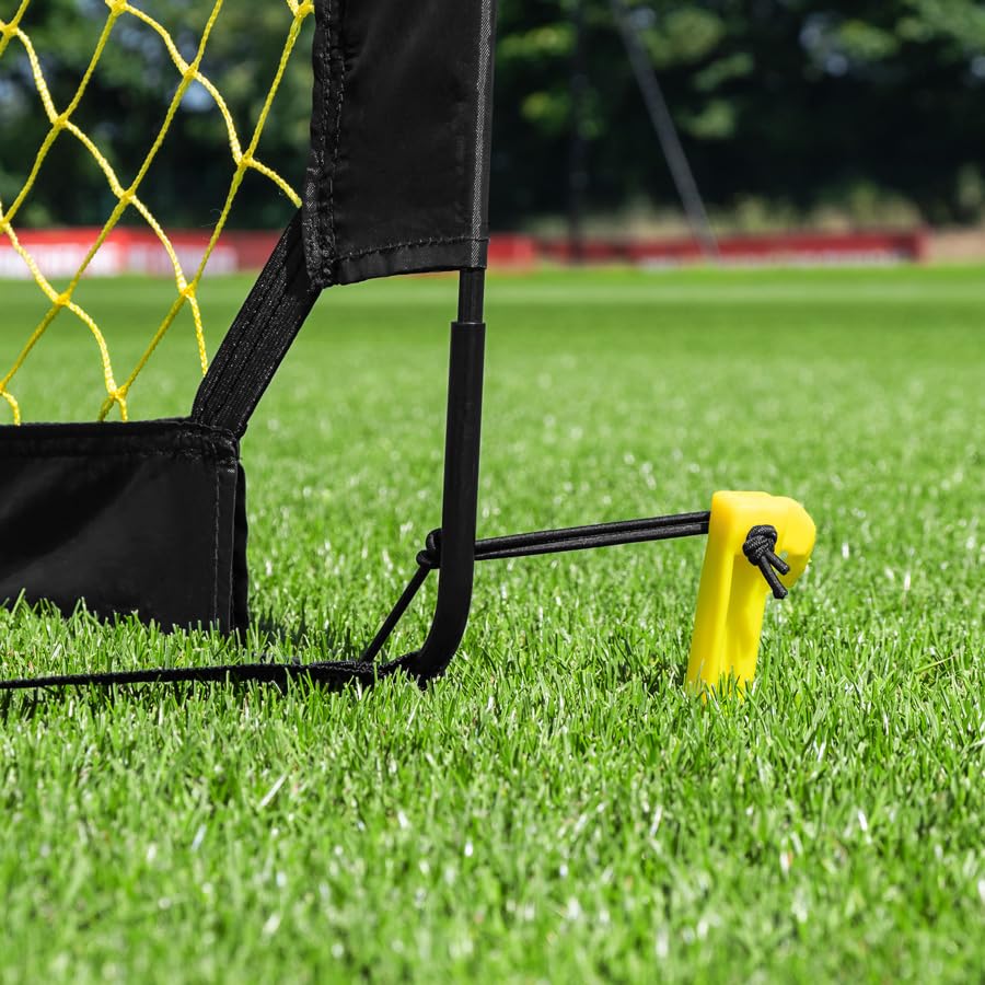 FORZA Square Pop-Up Soccer Goal [4 Sizes] | Portable Goal Posts for Kids Shooting Practice - Pop-Up in Minutes | Single or Pair of Goals - size: 3ft x 2.2ft, style: Single