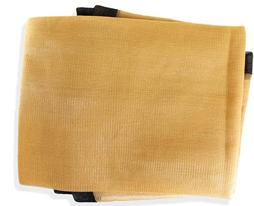 SUN GUARD 7' x 10' Tan Sunshade Net | Effective 70-75% Sunblock | Durable, UV-Stabilized, and Breezy | 7 ft x 10 ft (2.1 m x 3 m) | Ideal for Greenhouses, Backyards, and Poolside - color: Tan, size: 7' x 10'