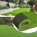 Artificial Grass Turf 4ftx5ft, 1.50” Pile Height Thick Realistic Synthetic Grass Astroturf Fake Grass Carpet Indoor Outdoor for Pets, Play Ground, Pool, Backyard, Patio, Balcony with Drainage Holes