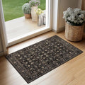 Ruaruarug Area Rug Non Slip Machine Washable Ultra Soft Living Room/Bedroom/Kitchen/Outdoor/Classroom Black Gold, 2'×3' - color: Black Gold, size: 2' x 3' (Rectangular)