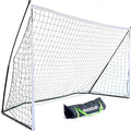QUICKPLAY Kickster Soccer Goal Range – Ultra Portable | Quick and Easy Set Up | Includes Net and Carry Bag | Available in 7 Sizes | Backyard Soccer Net for Kids & Adults [Single Goal] - style: 12 x 6'