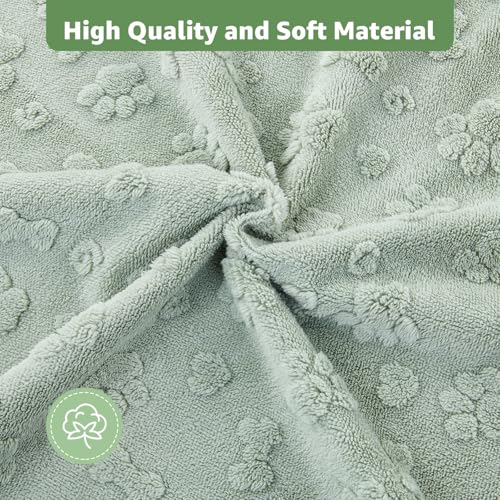 LOOBANI Washable Pee Pads for Dogs: 2 Pack Super Absorbent Reusable Puppy Pads, Leakproof and Waterproof Dog Training Pads Whelping Pads for Potty, Floor, Crate, Couch Bed and Travel, 31"x36" - color: Green Dog Element, size: 31"x36"(Pack of 2)