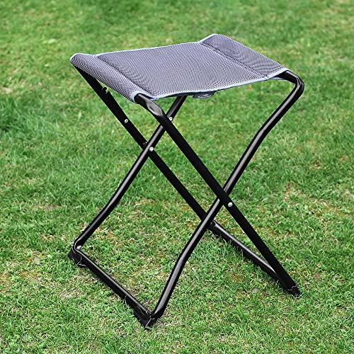 SUNNYFEEL 3 in 1 Folding Camping Table, Stool, and Footrest, Lightweight Portable up to 300 LBS, Easy to Carry for Beach, Fishing, Trip, Picnic, Lawn, Concert Outdoor - color: 3 in 1-black-1set