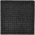 Hudson Exchange (35"x35", Charcoal) Fashion Scraper Entry Square Floor Mat - color: Charcoal