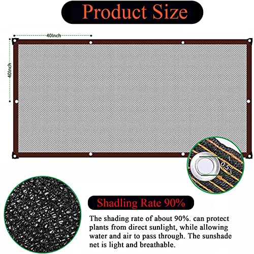 Shade Cloth with Grommets,Outdoor Sun Shade Awning,Garden Shade Netting for Plants Cover Greenhouse Patio Dog Kennel Chicken Coop(6.5x20FT) - size: 6.5x20ft