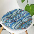 vctops Bohemian Soft Round Chair Pad Garden Patio Home Kitchen Office Seat Cushion Blue Diameter 16" - color: Blue, style: Diameter 16 Inch