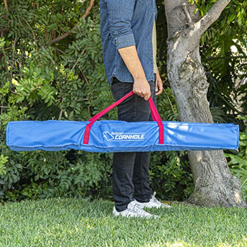 GoSports Portable Cornhole Game Sets – Premium Outdoor Lawn or Beach Toss Game - style: XL Red & Blue