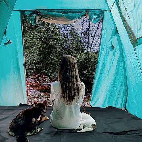 Camping Tent Footprint - 86'' x 74'', Waterproof Ground Sheet Mat for Tent - Ultralight Tarp for Hiking, Backpacking, and Beach Use - color: 3 Person-86''x 74''