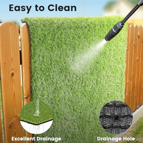 36" x 24" Fake Grass Mat for Dogs, Premium Washable Artificial Turf Grass Rug for Patio Lawn Balcony Door Dog Pet Pee Potty Training - size: 36" x 24"