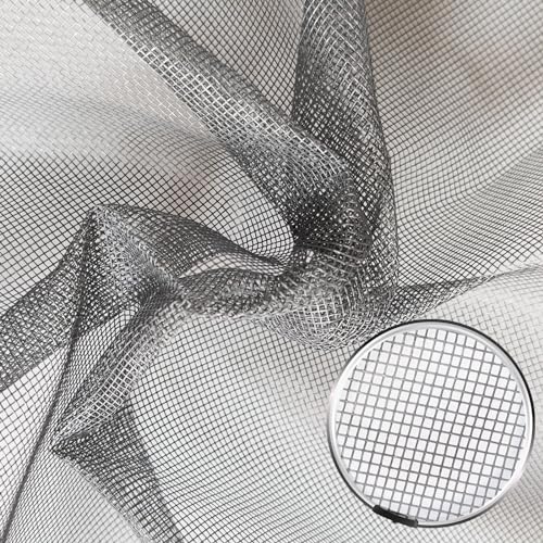 NeatiEase Window Screen Roll, 48"x100' Adjustable Flexible Fiberglass Screen Door Mesh - DIY Replacement Kit for Patio Porch Door Windows and Sliding Screen Doors(Gray) - color: Gray, size: 48in(W)x100ft(L)