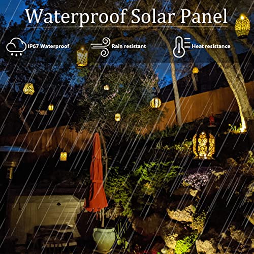 Replacement Solar Light Parts, 2 Pack Solar Lights Replacement Top, 8 lumens Solar Light Inserts for Lanterns, Waterproof Battery Box Top DIY Outdoor Garden Patio Decor, Warm Yellow, 3.15inches - size: 3.15inch 2PCS Warmwhite