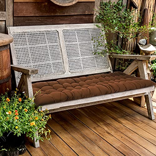 Bucherry 67 x 19 Inch Chaise Lounge Cushions Soft Lounge Chair Cushion Gravity Chair Cushion Sofa Lawn Furniture Cushion Pad with 6 Tie for Outdoor Indoor Patio Home Without Headrest (Coffee,2 Pcs) - color: Coffee