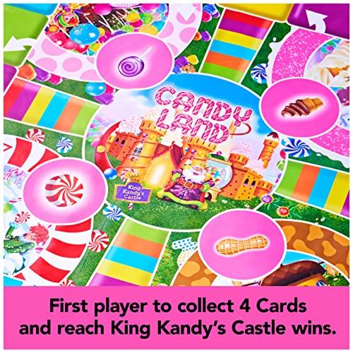 Spin Master Games, Candy Land Giant Edition, Preschool Game for Indoor & Outdoor Fun with Big Oversized Board, for Family and Kids, 2-4 Players, Ages 4 & Up - style: Spin Master Games