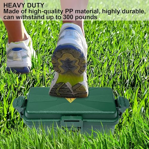 Outdoor Electrical Box Waterproof IP54-rated Outdoor Outlet Box Black Outdoor Extension Cord Cover Box (Inner 6.5 x 3.5 x 2.2inch) Wall-Hangable Waterproof Box for Protect Outlet(2 PCS Green) - color: 2 PCS Green