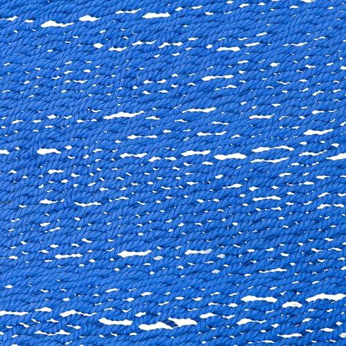 Sunnydaze Soft-Spun Polyester Rope Double Hammock for Outside - 600-Pound Weight Capacity Extra Large Hammock - Blue - color: Blue