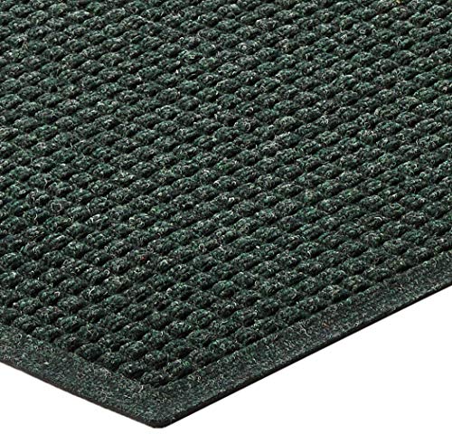 Hudson Exchange (35"x35", Evergreen) Waterhog Fashion Scraper Entry Square Floor Mat - color: Evergreen